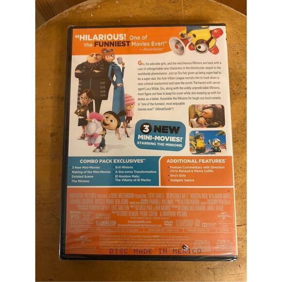 Despicable Me 2 (DVD, 2013, Widescreen) Sealed (0298) - Picture 2 of 6